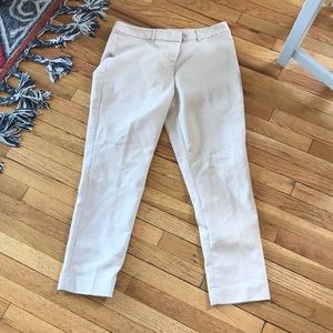 White House Black Market beige Tan dress pants 10